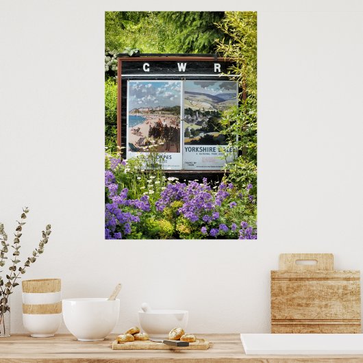 TEKENS VAN DE OUDE TREINSTATION POSTER (Keuken)