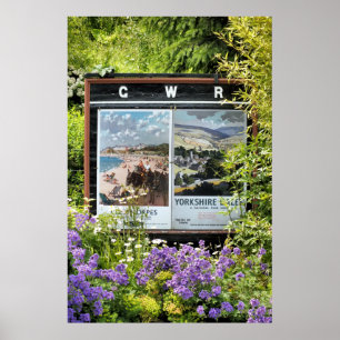 TEKENS VAN DE OUDE TREINSTATION POSTER