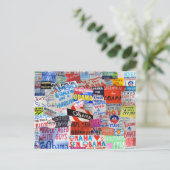 Tekens van het Briefkaart van Obama van de Hoop (Staand voorkant)