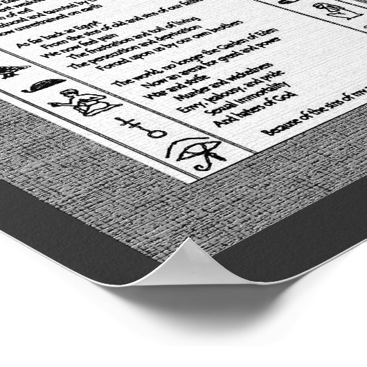 Tekens van zwakte poster (Hoek)