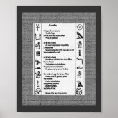 Tekens van zwakte poster (Voorkant)