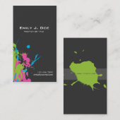 Tekenspatters Visitekaartje (Voorkant / Achterkant)