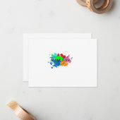 Tekensplaatstaar Dank u voor uw opmerkingen Notitiekaartje (Voorkant / Achterkant in situ)