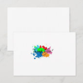 Tekensplaatstaar Dank u voor uw opmerkingen Notitiekaartje (Voorkant / Achterkant)