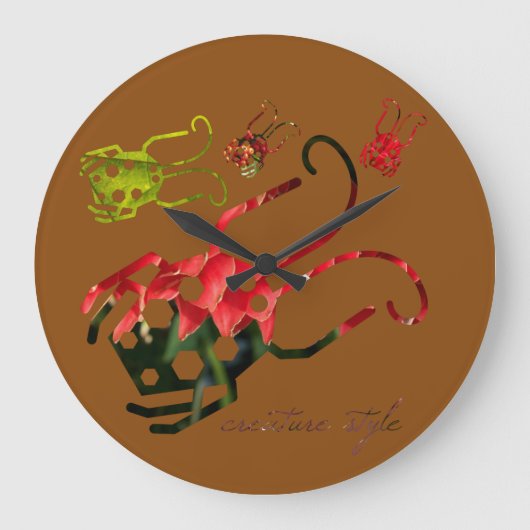 tekenstijl grote klok (Voorkant)