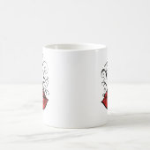 Tekenstijl Tattoo vreemde lips inkt Koffiemok (Center)