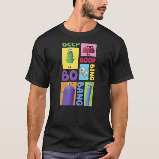 Tekenvak Storybots omhoog T-shirt (Voorkant)