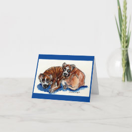 Tekenvakken voor waterverf en inspirerend zin bedankkaart