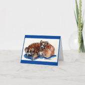 Tekenvakken voor waterverf en inspirerend zin bedankkaart (Voorkant)