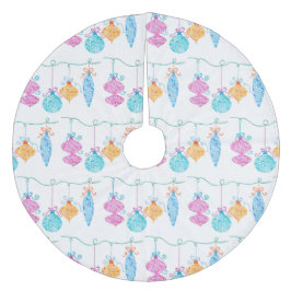 Tekenversieringsrok Fleece Kerstboom Rok