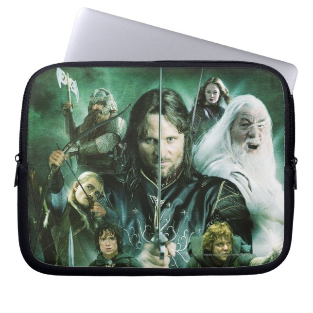 Tekenverzameling Laptop Sleeve (Voorkant)