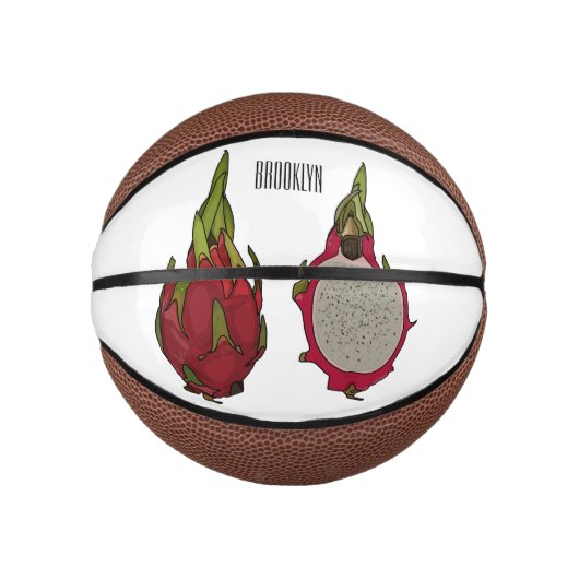 Tekenvruchtenafbeelding cartoon basketbal (Voorkant)