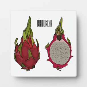 Tekenvruchtenafbeelding cartoon fotoplaat