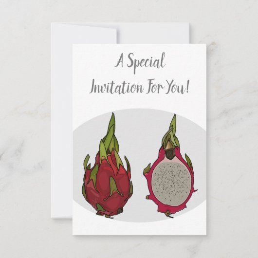 Tekenvruchtenafbeelding cartoon kaart (Achterkant)