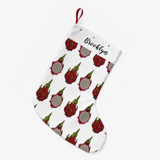 Tekenvruchtenafbeelding cartoon kleine kerstsok (Voorkant (Hangend))