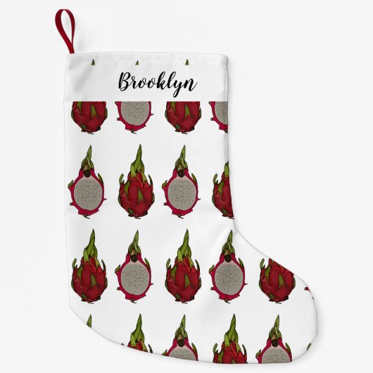 Tekenvruchtenafbeelding cartoon kleine kerstsok (Voorkant)