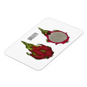 Tekenvruchtenafbeelding cartoon magneet (Linkerzijde)