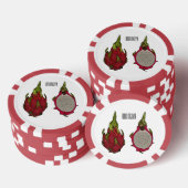 Tekenvruchtenafbeelding cartoon poker chips (Opstapeling)