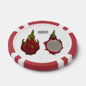 Tekenvruchtenafbeelding cartoon poker chips (Enkel)