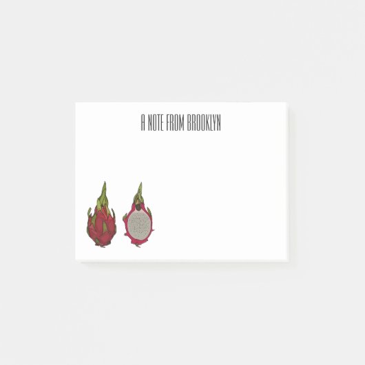 Tekenvruchtenafbeelding cartoon post-it® notes (Voorkant)