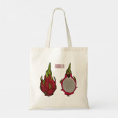 Tekenvruchtenafbeelding cartoon tote bag (Achterkant)