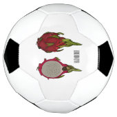 Tekenvruchtenafbeelding cartoon voetbal (Gedraaid)