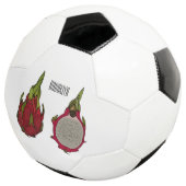 Tekenvruchtenafbeelding cartoon voetbal (Drie kwart)