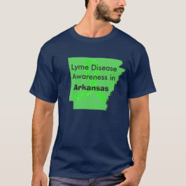 Tekenziekte in Arkansas bewustzijnsshirt T-shirt