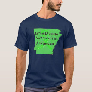 Tekenziekte in Arkansas bewustzijnsshirt T-shirt