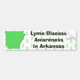 Tekenziektebewustzijn in Arkansas bumpersticker