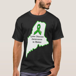 Tekenziektebewustzijn in Maine Heren T-shirt