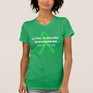 Tekenziektebewustzijn in New York T-shirt