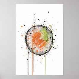 Tekkamaki Zalm Sushi Rol Poster