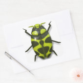 Tekke insecteninsecten vierkante sticker (Envelop)