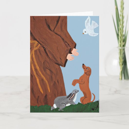 Tekkel en St. Francis Kaart (Voorkant)