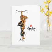 Tekkel hier voor u Aanmoediging Kaart (Gele Bloem)