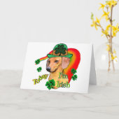 Tekkel St Patricks Kaart (Gele Bloem)