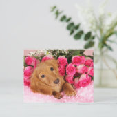 Tekkel Valentijn Feestdagenkaart (Staand voorkant)