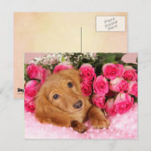 Tekkel Valentijn Feestdagenkaart (Voorkant / Achterkant)