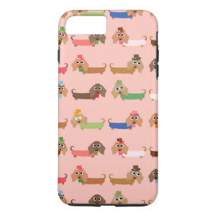 Tekkels op Roze Case-Mate iPhone Case