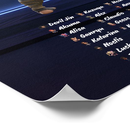 Tekken Chibi Characters Vertical Wall Poster (Hoek)