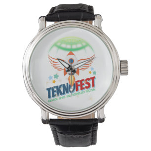 TEKNOFEST Rocket Design - Luchtvaart en Technologi Horloge