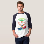 TEKNOFEST Rocket Design - Luchtvaart en Technologi T-shirt (Voorkant volledig)