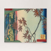 Tekona heiligdom en gekoppelde brug door Hiroshige Legpuzzel (Horizontaal)