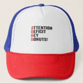 Tekort aan aandacht Hé Donuts en neurodiversiteit Trucker Pet (Voorkant)