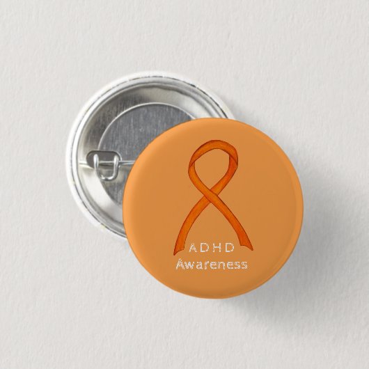 Tekort aan hyperactiviteitsstoornis (ADHD) Pijn Ronde Button 3,2 Cm (Voorkant /achterkant)