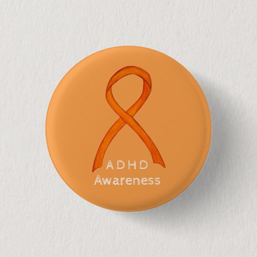 Tekort aan hyperactiviteitsstoornis (ADHD) Pijn Ronde Button 3,2 Cm (Voorkant)