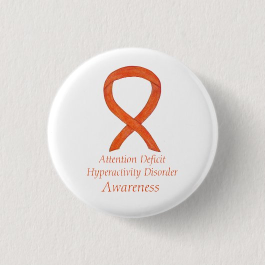 Tekort aan hyperactiviteitsstoornis (ADHD) Pijn Ronde Button 3,2 Cm (Voorkant)