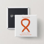 Tekort aan hyperactiviteitsstoornis (ADHD) Pijn Vierkante Button 5,1 Cm (Voorkant /achterkant)