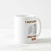 Tekort aan toiletpapier koffiemok (Voorkant rechts)